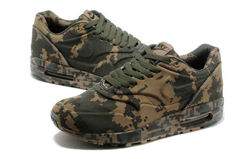 Air Max 87 Chaussures Hommes Jungle camouflage numerique Beige cafe de l Armee (1)
